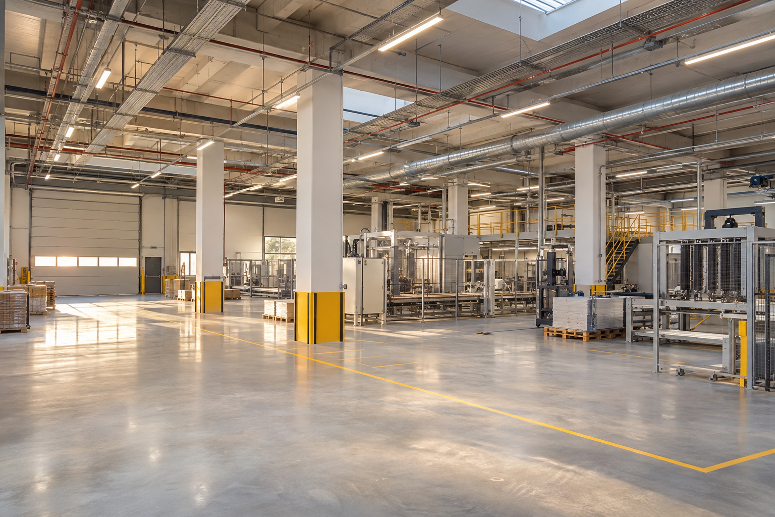 Gebze'de yenilenen fabrika ve üretim alanı